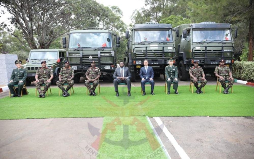 PHOTOS – KDF Receives Military Donation From China