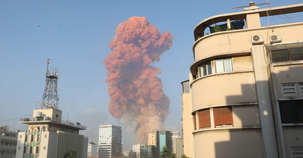Explosions Rock East Beirut - The New York Times