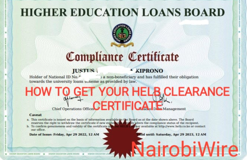 How To Get Your HELB Clearance Certificate
