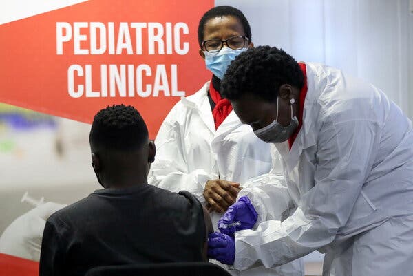 Vaccination rates in South Africa are falling far short of the nation’s goal, only administering 130,000 out of a daily goal of 300,000.
