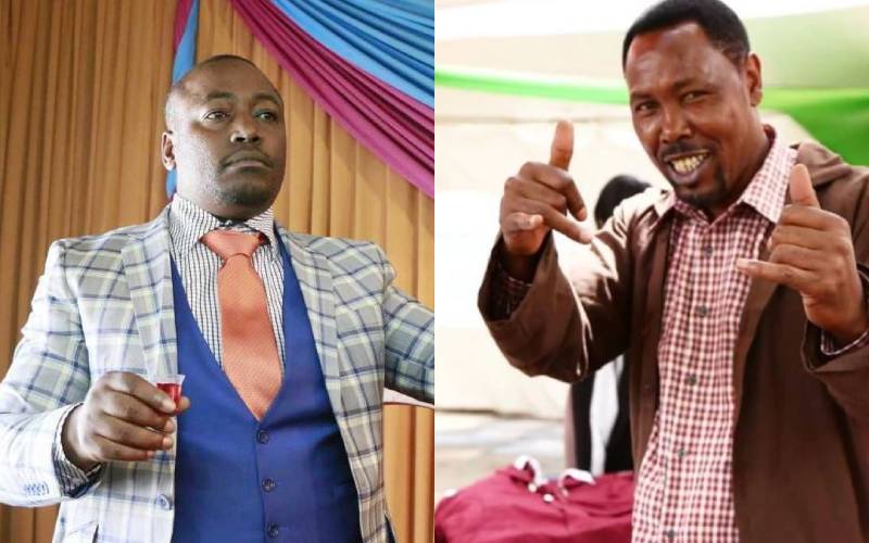Netizens react to a video of Pastor Kanyari praying for Omosh