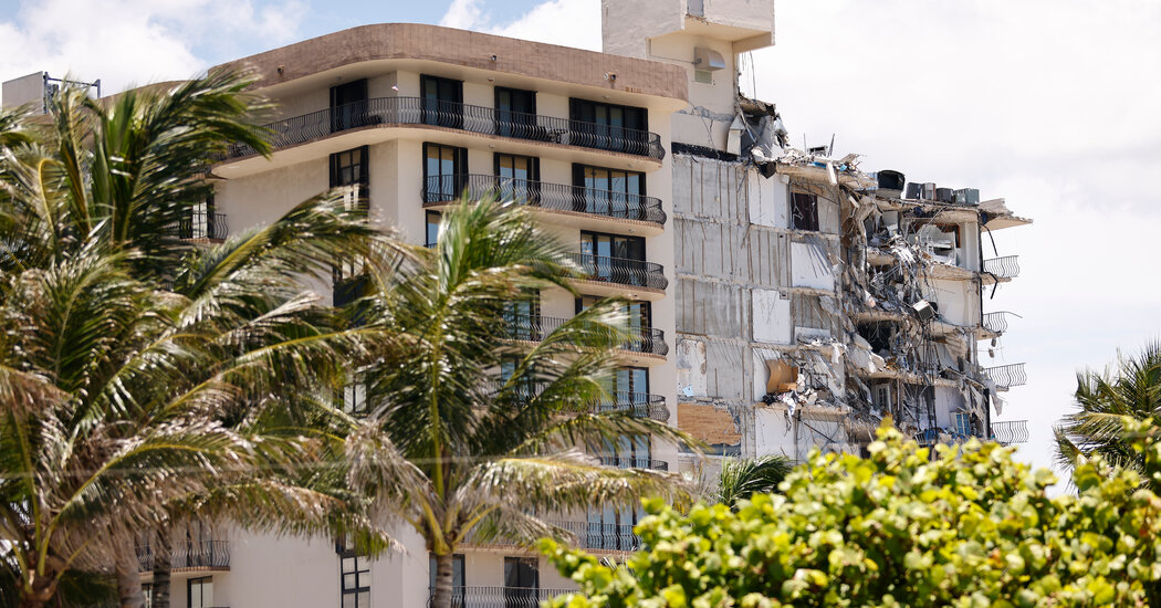 Florida Officials Plan Swift Demolition of Remaining Part of Collapsed Building