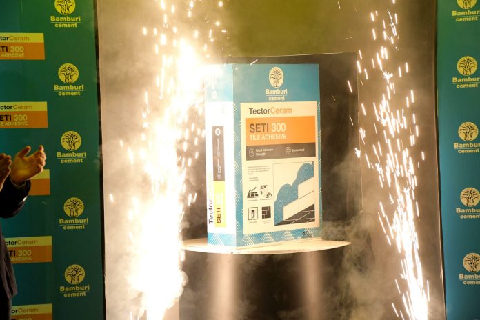 Bamburi Cement enters the specialized mortar market by unveiling SETI tile adhesive line