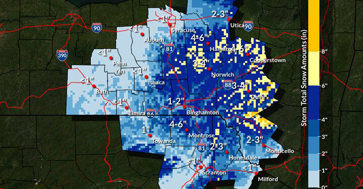 Storm Expected to Bring Heavy, Wet Snow to Northeast