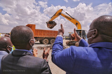 Interior Cabinet Secretary Fred Matiang’i and ICT CS Joe Mucheru presided over the groundbreaking ceremony of the ultra-modern security command centre