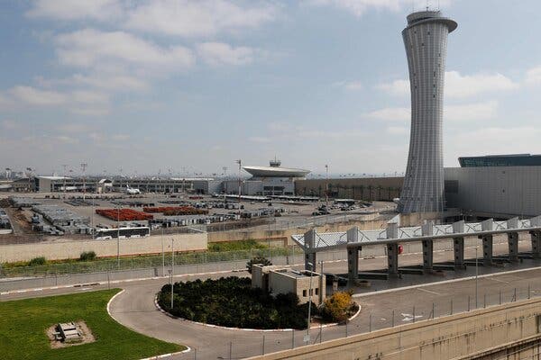Israel’s Ben-Gurion Airport outside Tel Aviv. Three U.S. airlines have already announced cancellations.
