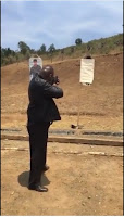 DCI boss, GOERGE KINOTI, is like a US Commando, Watch him display his top-notch shooting skills (AMAZING VIDEO).