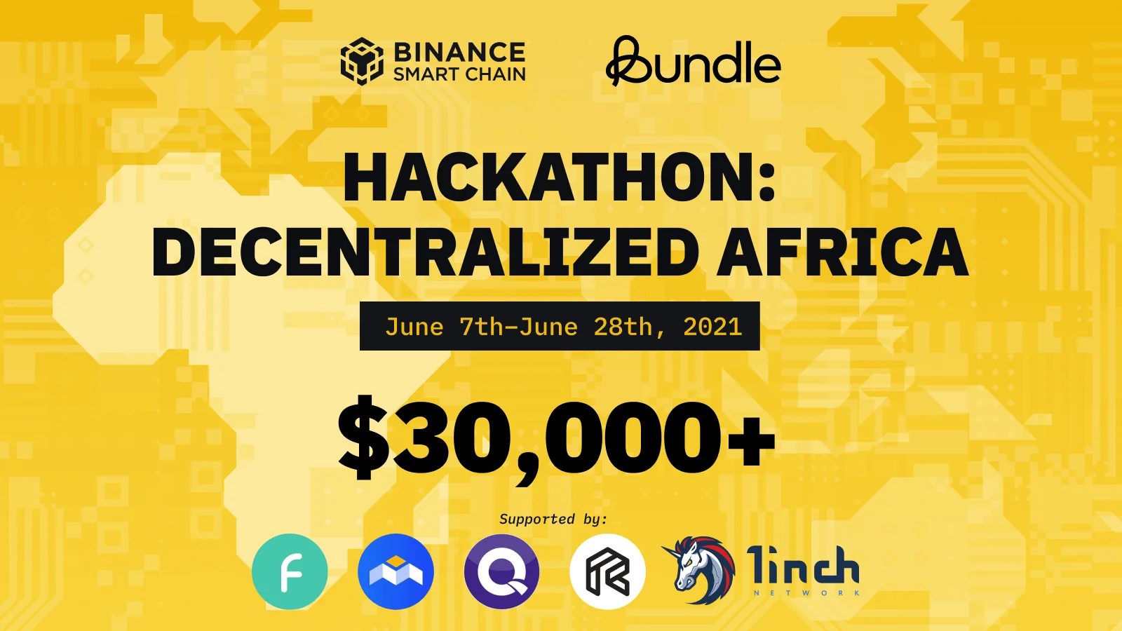 Binance Hackathon participants stand to win up to USD 30,000