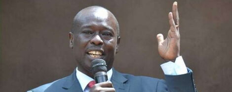 Mathira MP Rigathi Gachagua addresses a gathering in Nyeri in 2019