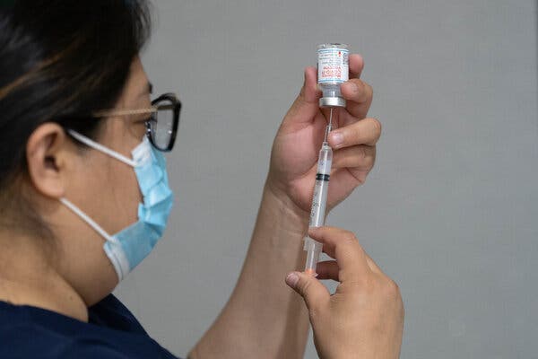 Moderna’s coronavirus vaccine was authorized for emergency use in December.