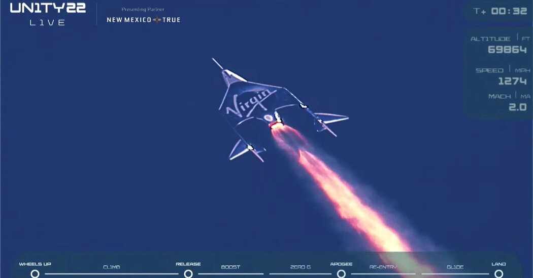 Branson Beats Jeff Bezos to Space, Aiming to Open Space Tourism