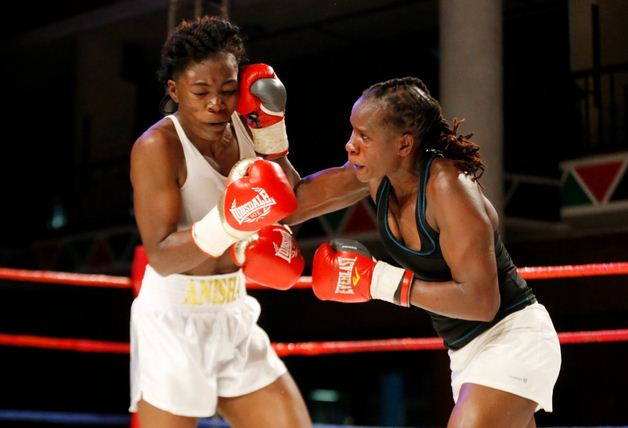 Achieng beats Basheel of Malawi to lift Female Commonwealth Superlight weight title : The standard Sports