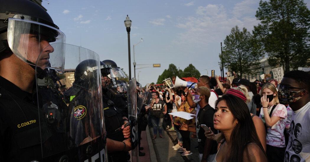 Police Face Off Against Protesters in Wisconsin