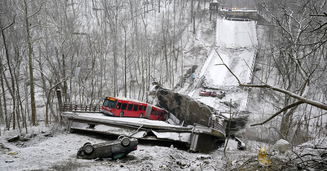 Pittsburgh Bridge Collapses Hours Before Biden Infrastructure Visit
