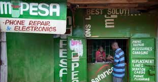 An image of an M-Pesa shop