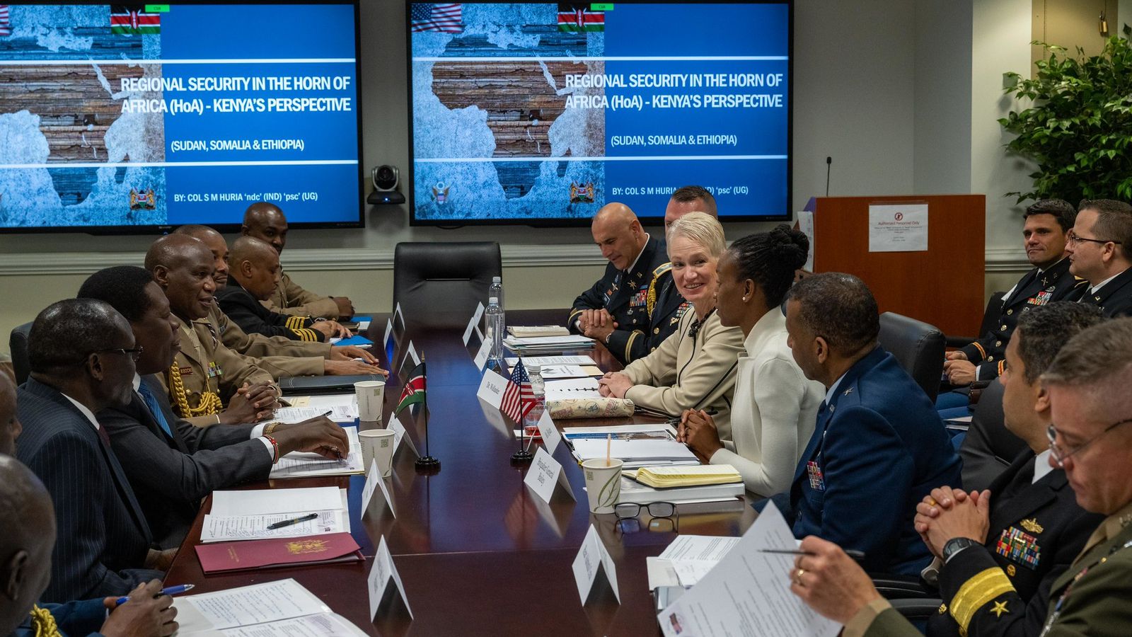 Kenya, U.S officials hold bilateral defense talks in Pentagon » Capital News