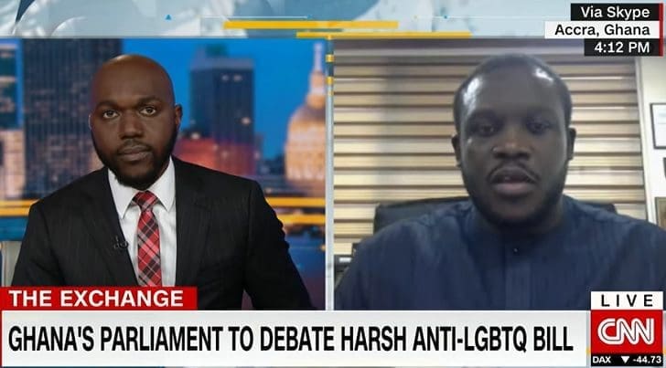 Ghana lawmaker Roasts Larry Madowo over gays and lesbians Bill