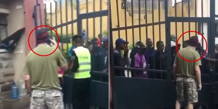 Foreigner Pleads for Mercy After Being Cornered by Angry Kenyan Mob [VIDEO]