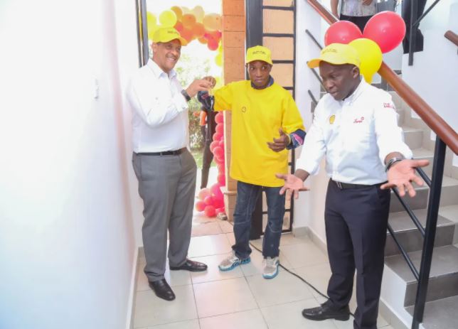 Kibera boda-boda rider wins three bedroom house in shell promotion