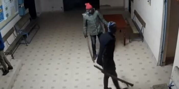 CCTV Footage Captures Armed Men Breaking Into High School [VIDEO]