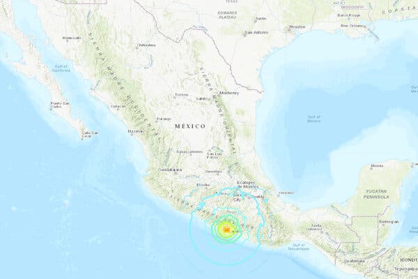 The earthquake was centered about 10 miles northeast of Acapulco and was only 12 miles deep.