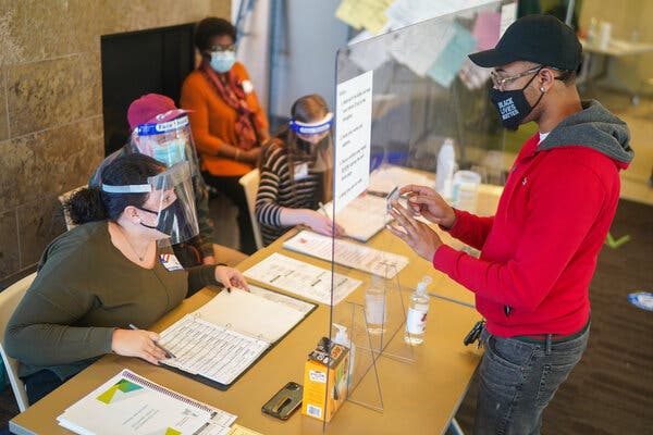Some congressional Democrats are softening their resistance to voter identification laws as part of an effort to move forward on legislation to protect voting rights.