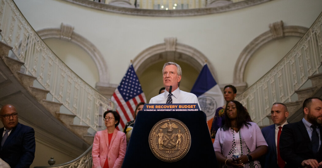 New York Adopts Record $99 Billion Budget to Aid Pandemic Recovery