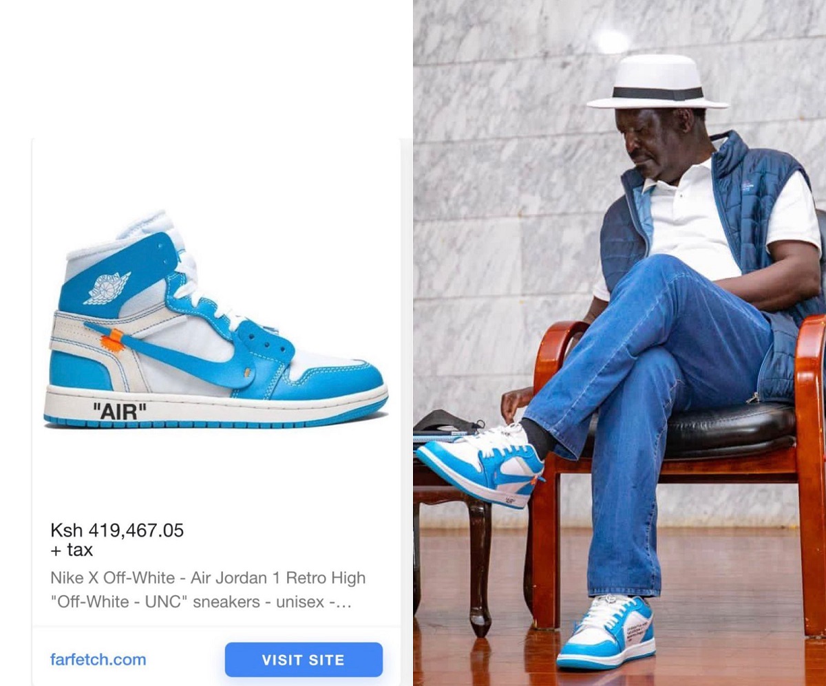 Price of raila shoes