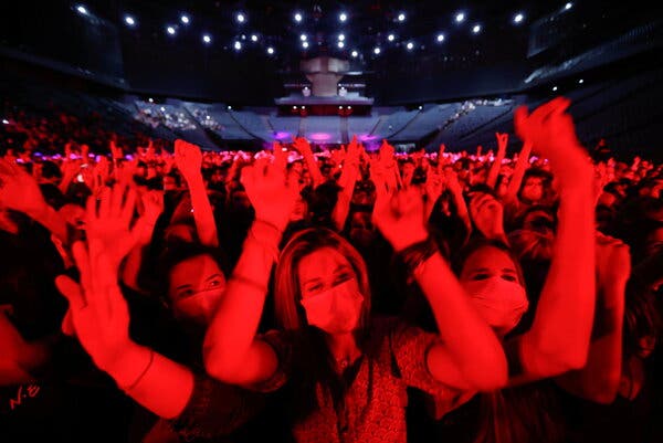 More than 4,400 volunteers attended an experimental concert in Paris in May to assess health risks associated with large-scale indoor gatherings. 