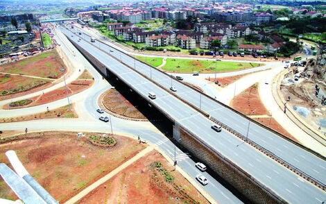 A section of Thika-Garissa Highway.