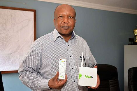 An undated image of Kass TV owner Joshua Chepkwony.