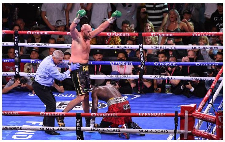 Tyson Fury beats Deontay Wilder to retain WBC heavyweight boxing title : The standard Sports