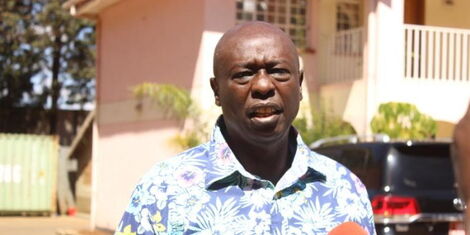Mathira MP Rigathi Gachagua during a press conference in Eldoret, Uasin Gishu County on January 9, 2022.