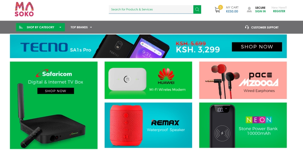 Safaricom's Masoko kicks out all merchants, pivots to a phones and accessories store