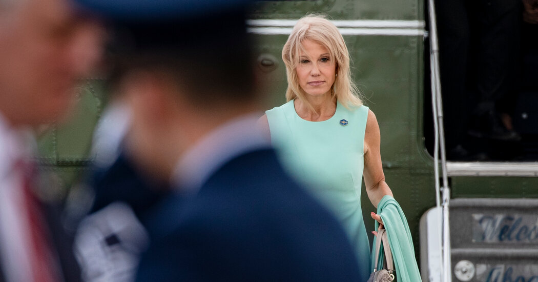 Kellyanne Conway, Long-Serving Trump Aide, Is Leaving the White House