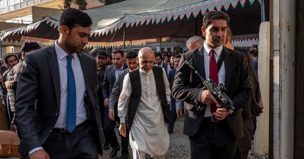 Ashraf Ghani, Former Afghan President, Says He Fled Nation to 'Save Kabul'