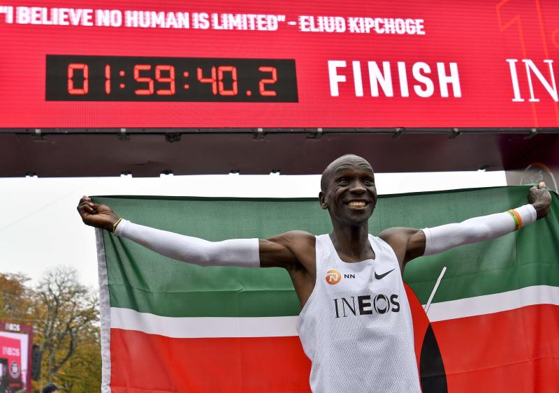 Kipchoge among five finalists for 2021 Male World Athlete of the year : The standard Sports