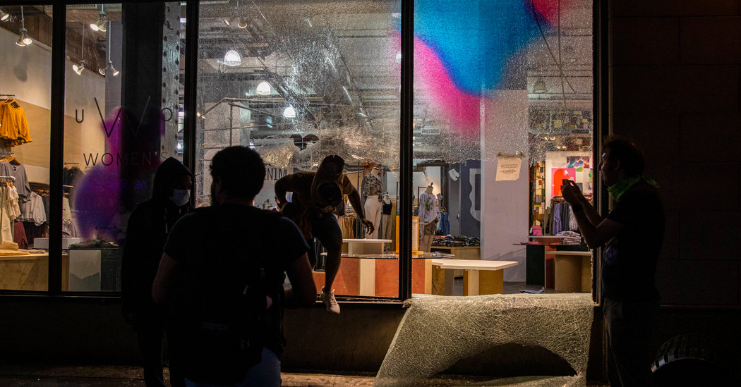 Retailers, Battered by Coronavirus, Now Confront Protesters