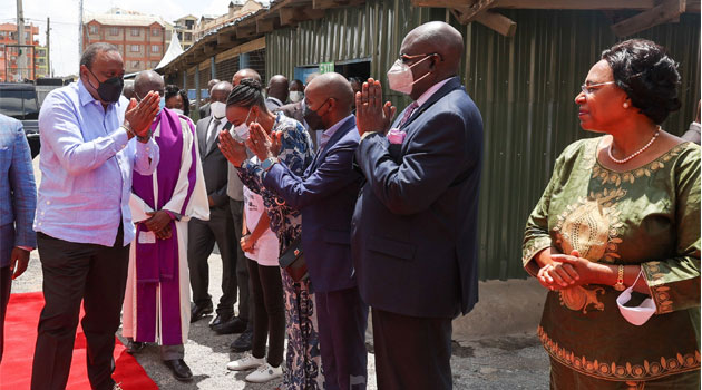 Uhuru, 7 ministers in Nairobi's Pipeline for a church service at AIC » Capital News