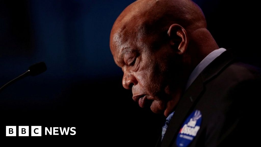 John Lewis: US presidents join tributes to civil rights icon