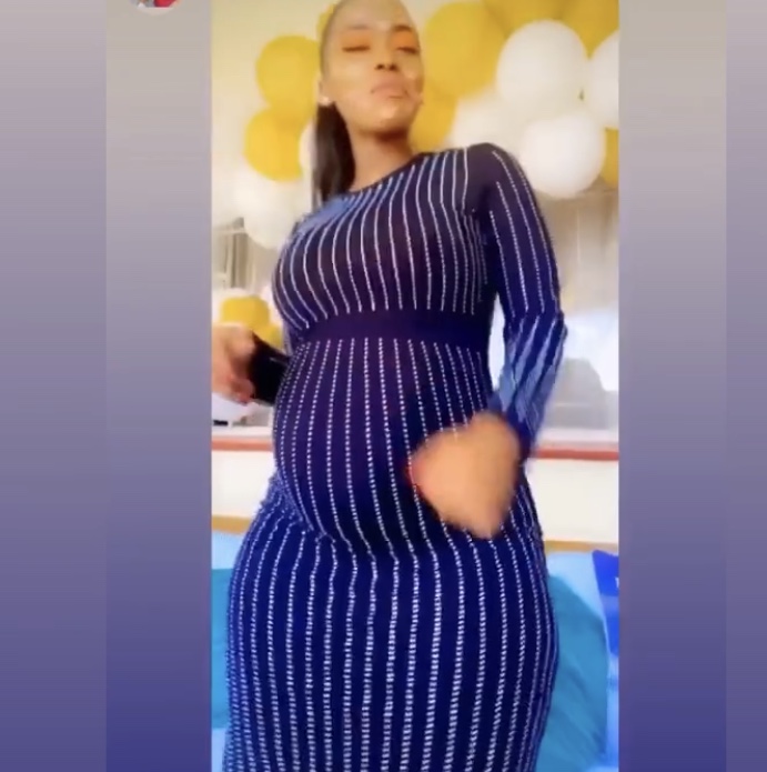 PHOTO; Corazon Kwamboka thanks Maureen Waititu’s ex husband for impregnating her