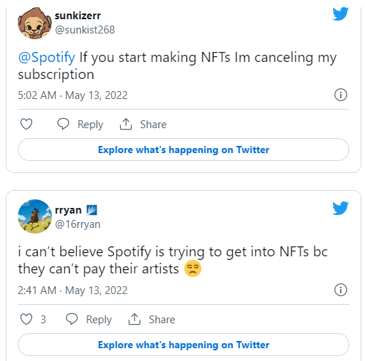 Spotify is testing a feature that lets artists promote NFT offerings – TechMoran