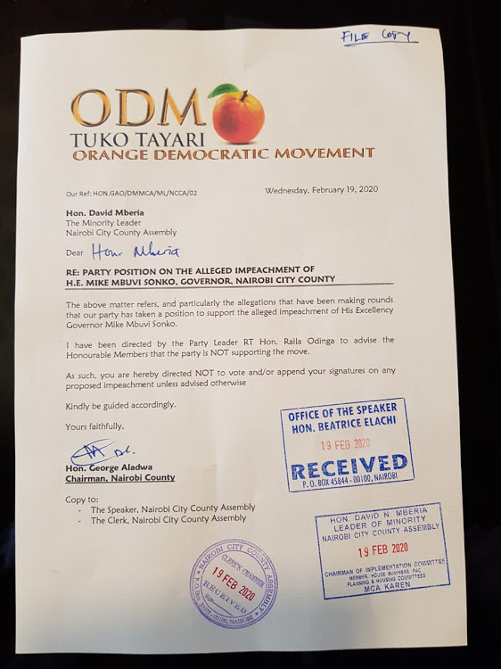 Raila orders MCAs not to impeach Sonko – Weekly Citizen