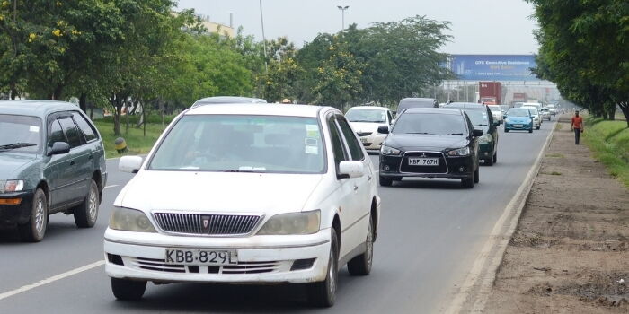 Motorists Stranded on Mombasa Road Ahead of Suluhu's Arrival [VIDEO]