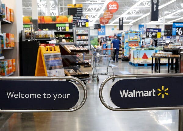 Walmart said its total sales in the United States grew 5.3 percent, while U.S. e-commerce sales grew 6 percent in the quarter.