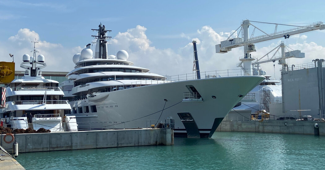 Putin-Linked Superyacht May Elude Sanctions, by Setting Sail