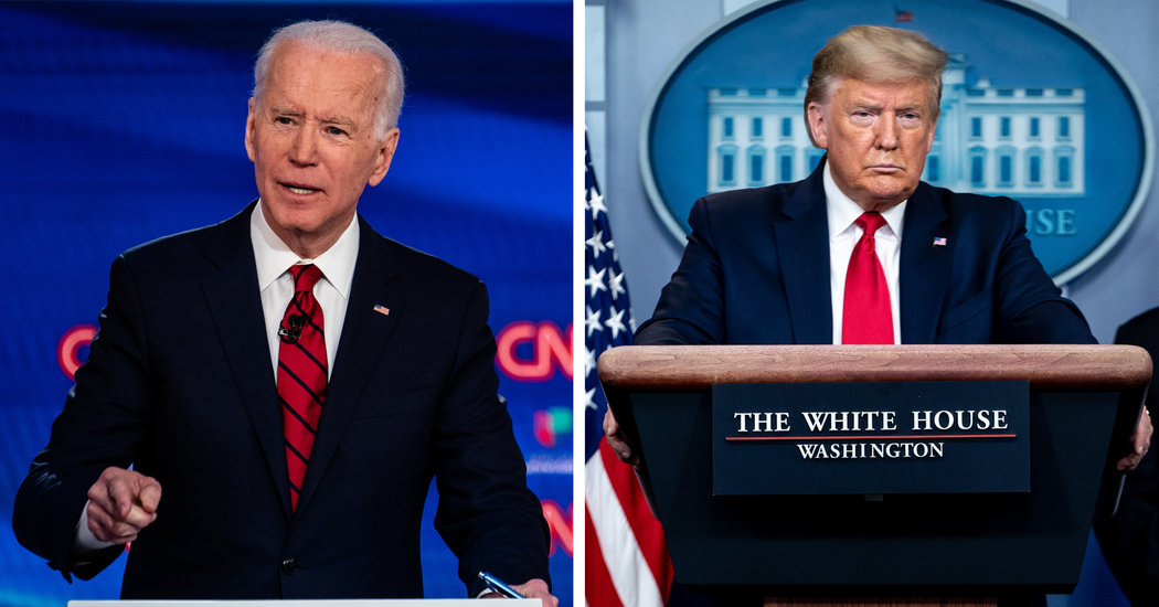 Biden and Trump Speak About Coronavirus
