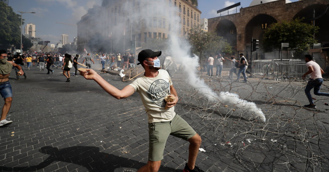 After Beirut Explosion, Protests Erupt as Lebanon's Anger Boils Over