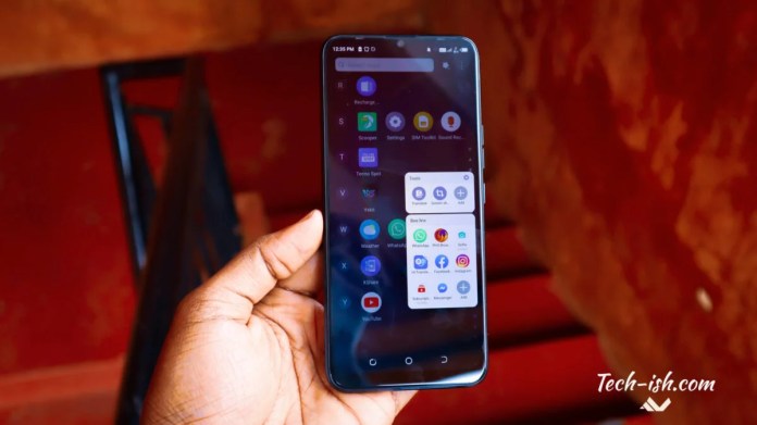 TECNO Camon 12 Shelf that comes with HiOS
