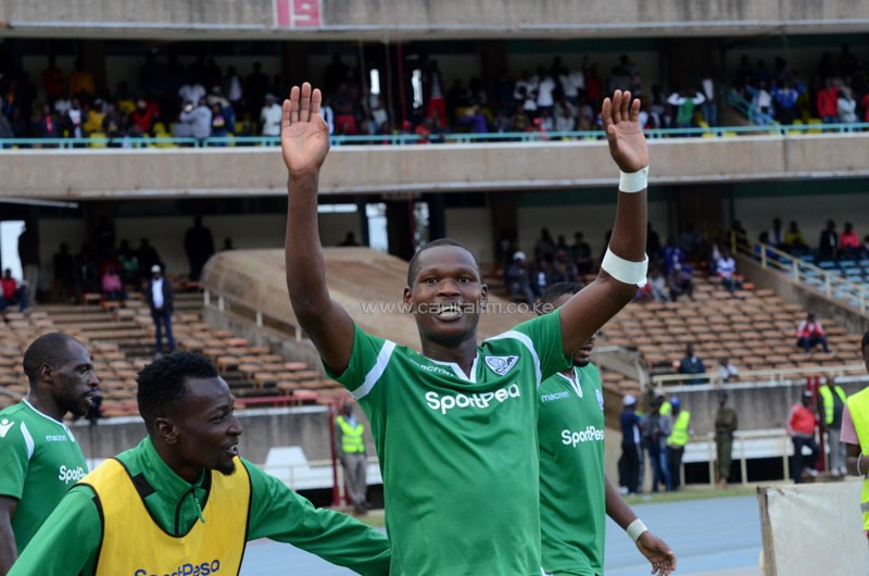 Kipkurui on a brace as K'Ogalo skin Leopards